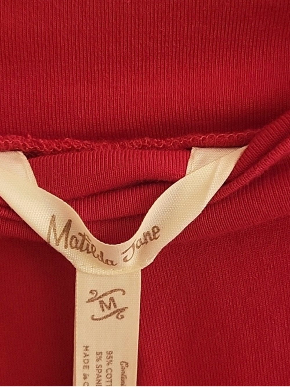 Matilda Jane Bright Red Ruffle Dress Detail - Picture 3 of 3